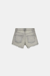 SHORT EN DENIM TRF TAILLE HAUTE DÉCHIRURES