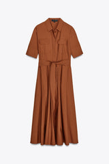 ROBE CHEMISE EN POPELINE ZW COLLECTION
