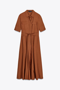 ROBE CHEMISE EN POPELINE ZW COLLECTION