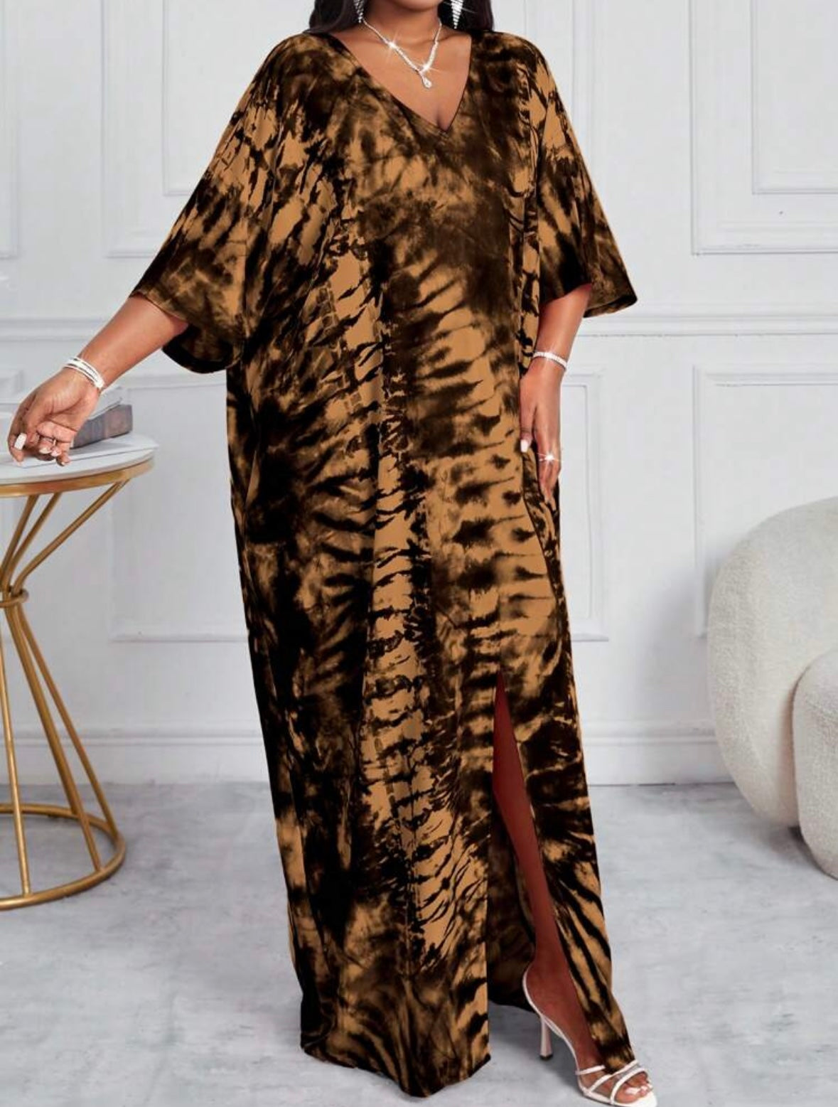 Robe élégante - Tabac