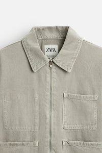 Veste en jean à poches