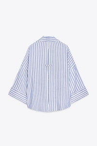 CHEMISE MANCHE LARGE AVEC LIN