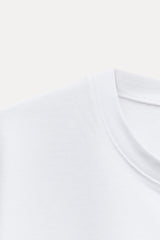 T-shirt épais effet délavé - Blanc