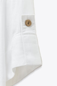 CHEMISE COURTE EN LIN