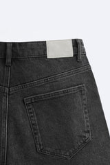 Short en Jean - Noir