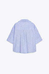 CHEMISE COURTE EN LIN