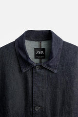Veste en jean coupe carrée