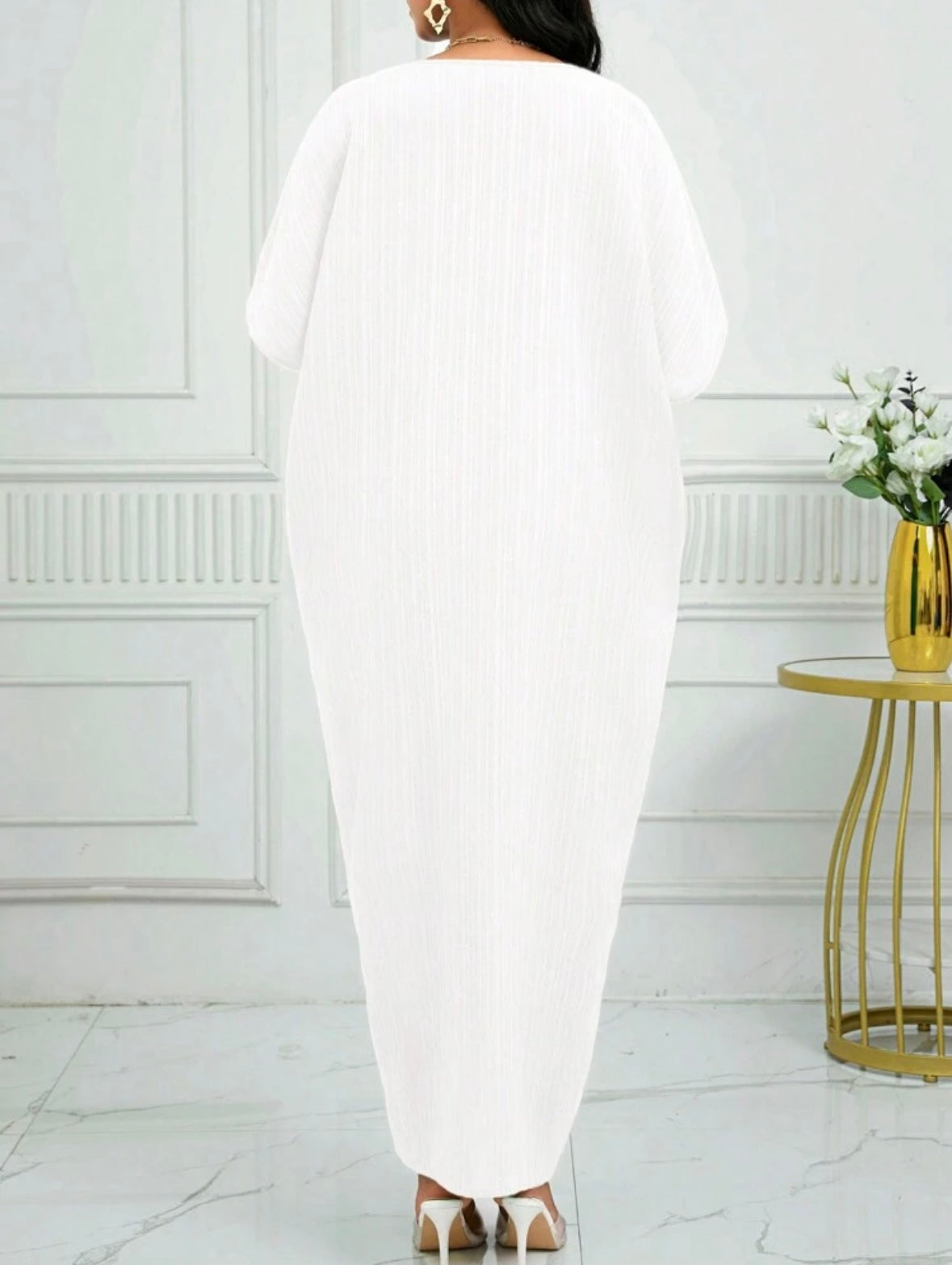 Robe caftan - Blanc
