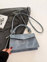 Sac à main avec ceinture décorative - Bleu Azur