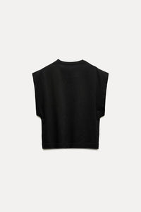 T-shirt épais effet délavé - Blanc