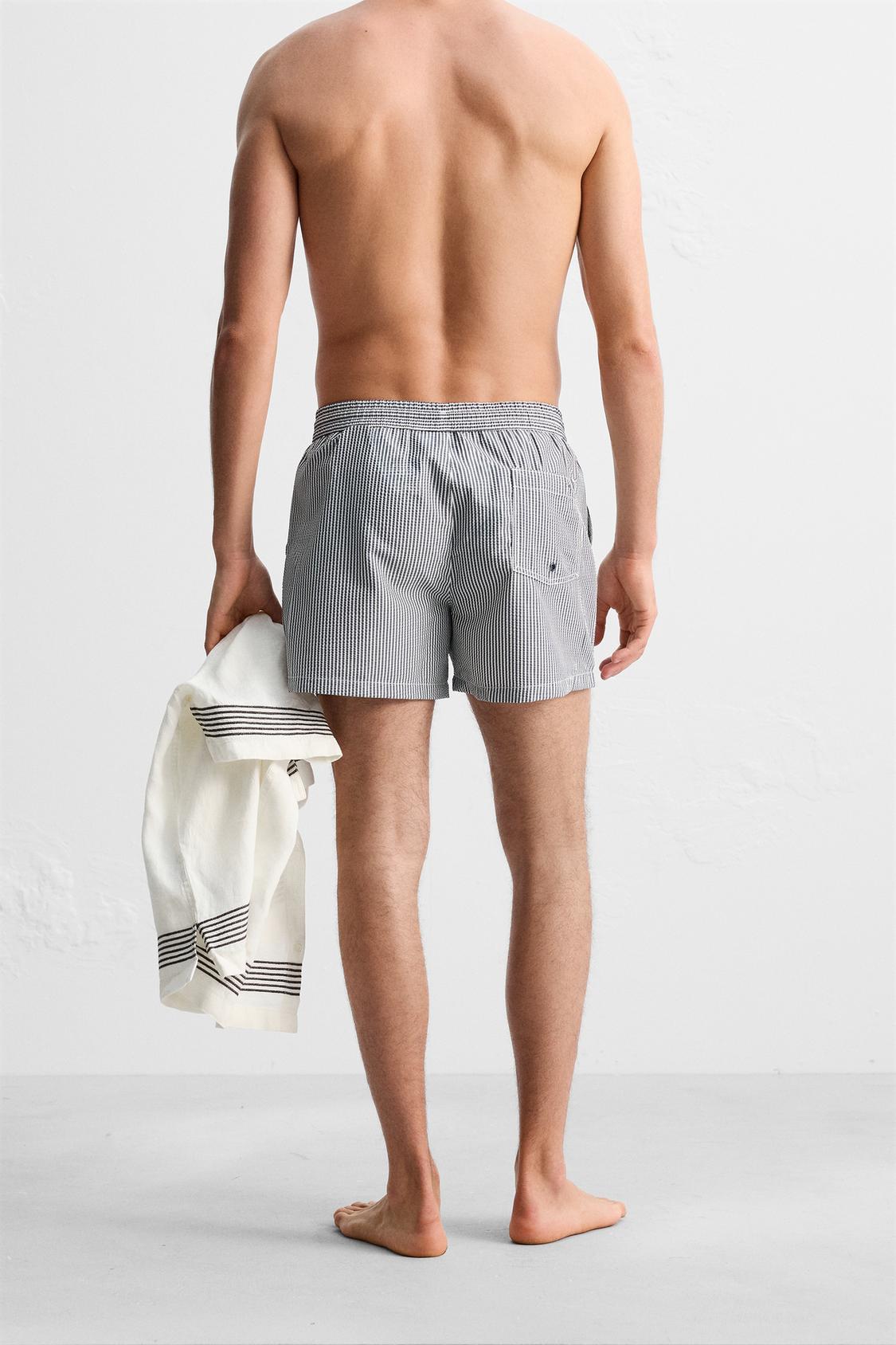 MAILLOT DE BAIN COURT SEERSUCKER