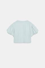 T-SHIRT COURT À MANCHES AMPLES