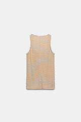 T-SHIRT RUSTIQUE À RAYURES