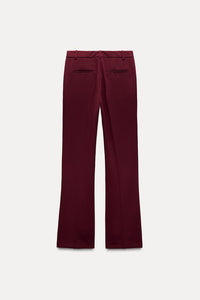 Pantalon droit collection zw - Grenat