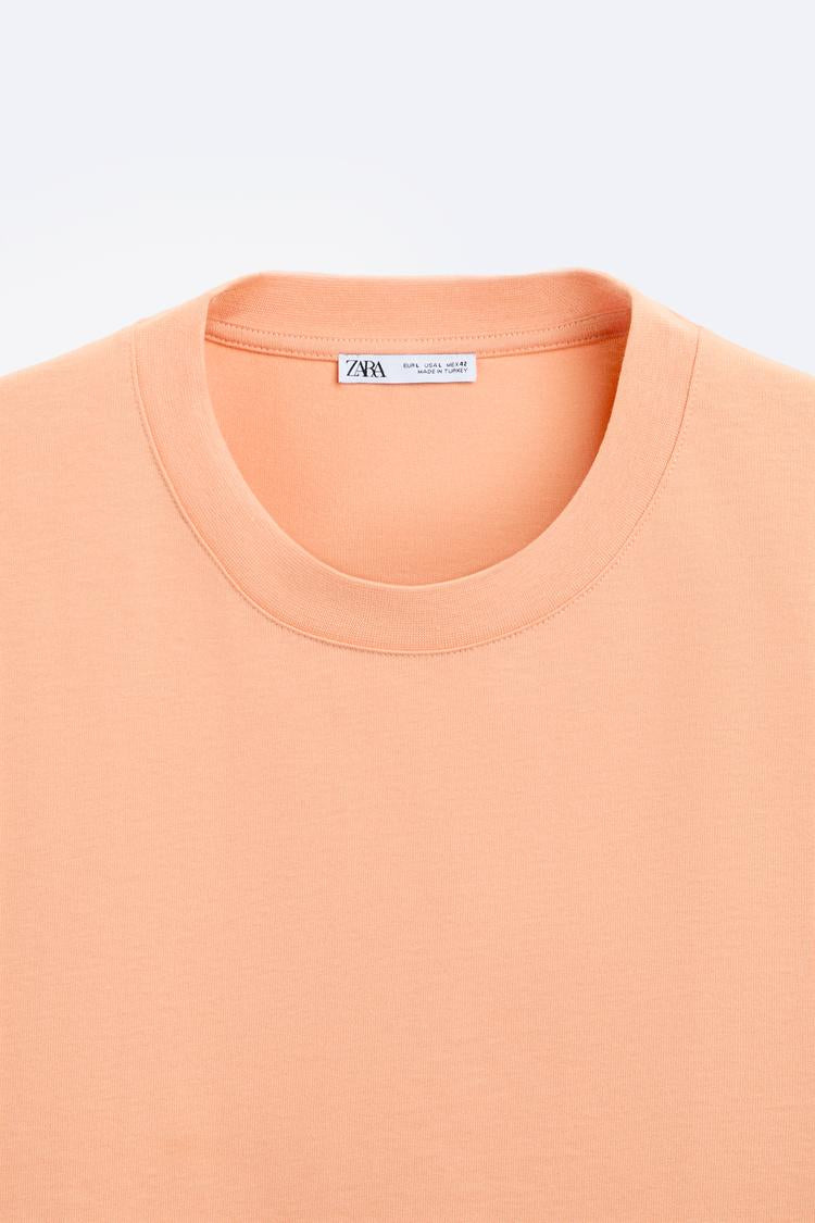 T shirt basique épais - Orange