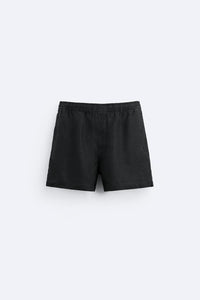 Short en Lin - Bleu Marine