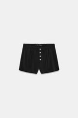 SHORT FLUIDE ÉLASTIQUE BOUTONS