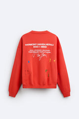 Sweat éclaboussures Inscriptions