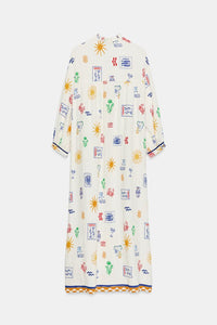 ROBE LONGUE IMPRIMÉE