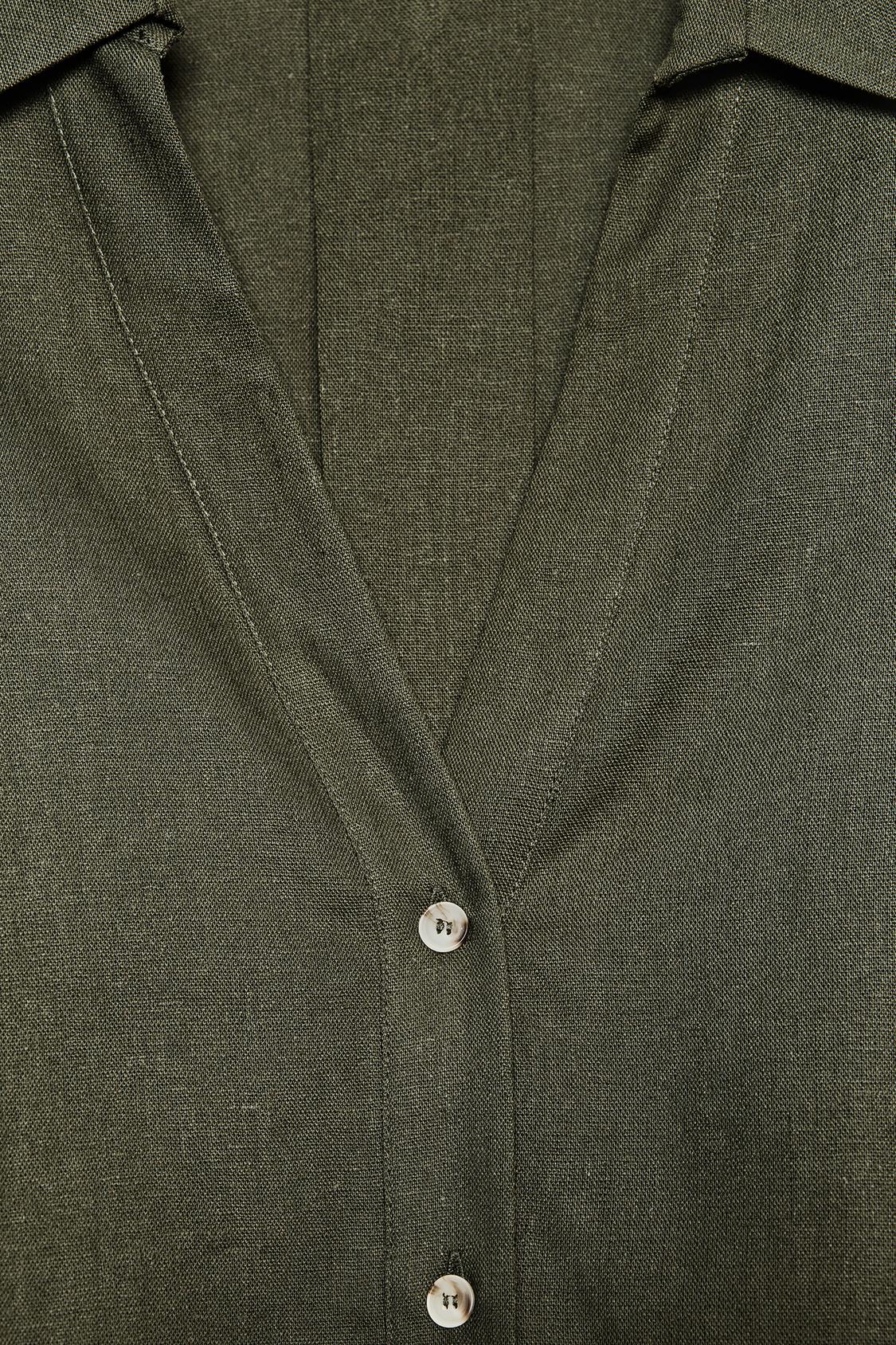 CHEMISE MANCHE LARGE AVEC LIN