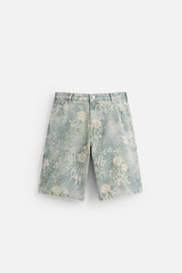 BERMUDA À POCHE DE CHARPENTIER À IMPRIMÉ FLORAL