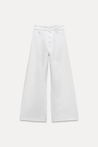 Jean collection zw marine droit a taille haute - Noir