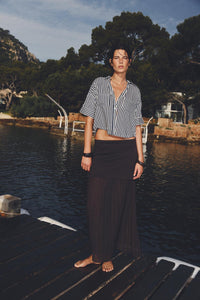 CHEMISE COURTE EN LIN