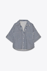 CHEMISE COURTE EN LIN