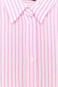CHEMISE OVERSIZE GAZE RAYURES