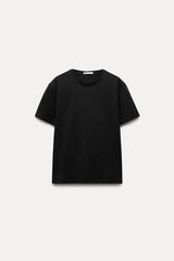 T-shirt coton basique - Blanc