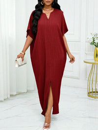 Robe caftan - Rouge foncé