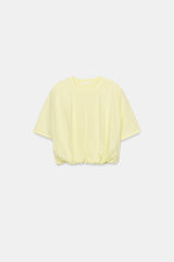 T-SHIRT COURT BOUFFANT
