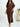 Robe caftan - Marron