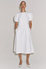 ROBE MI-LONGUE AVEC LIN ZW COLLECTION