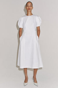 ROBE MI-LONGUE AVEC LIN ZW COLLECTION
