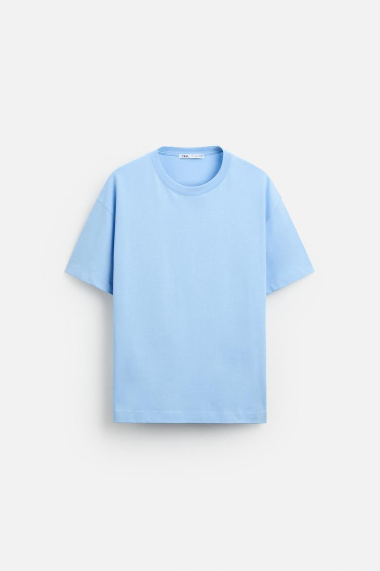 T shirt basique épais - Bleu