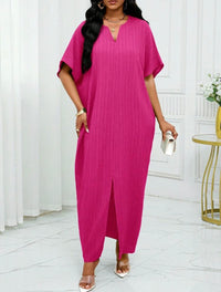 Robe caftan - Rose vif