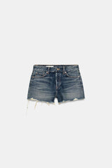 SHORT EN DENIM TRF DÉCHIRURES TAILLE MOYENNE