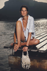 CHEMISE COURTE EN LIN