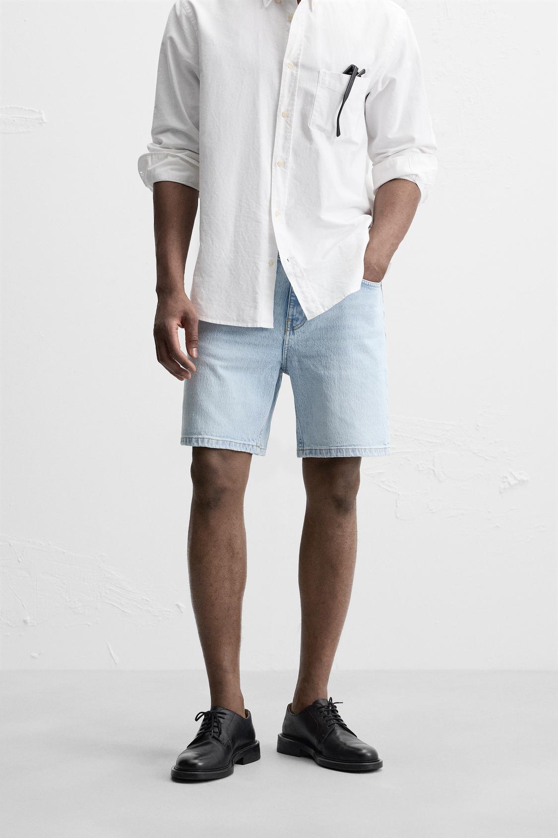 SHORT EN DENIM COUPE CLASSIQUE