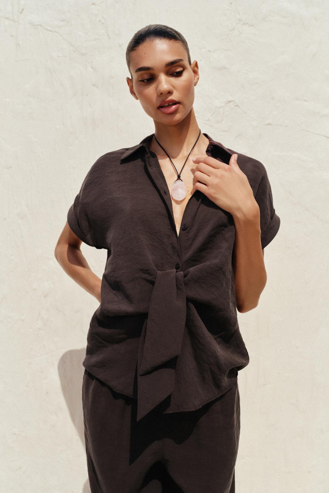 CHEMISE NOEUD AVANT