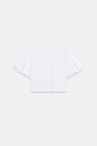 T-SHIRT COURT À MANCHES AMPLES