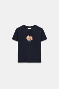 T-SHIRT OURS À MANCHES COURTES