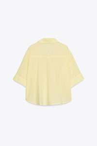 CHEMISE COURTE EN LIN