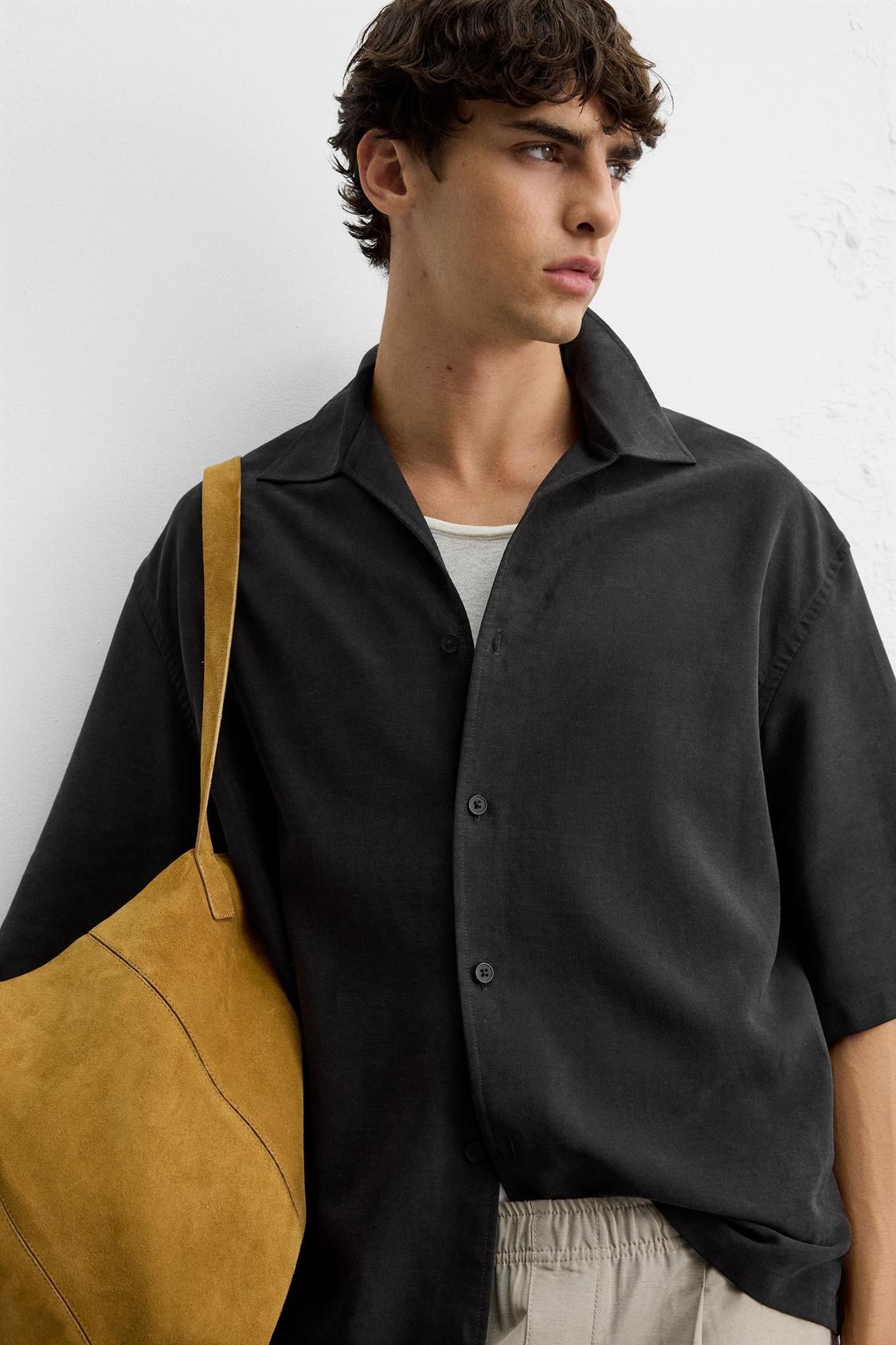 CHEMISE FLUIDE COUPE DÉCONTRACTÉE