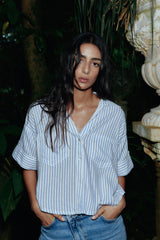 CHEMISE COURTE EN LIN