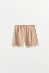 SHORT SATINÉ ET DENTELLE