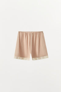 SHORT SATINÉ ET DENTELLE