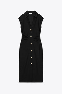 ROBE CHEMISE PIQUÉE