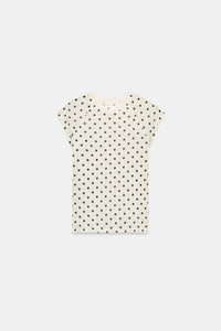 T-SHIRT SUPIMA MANCHES COURTES À POIS